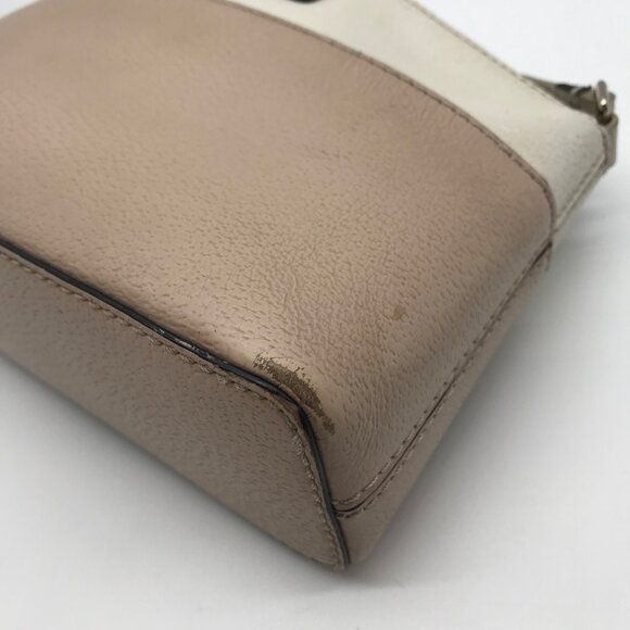 Kate Spade Mauve & Ivory Pebbled Leather Grove Street Millie Crossbody Bag - Picture 7 of 12